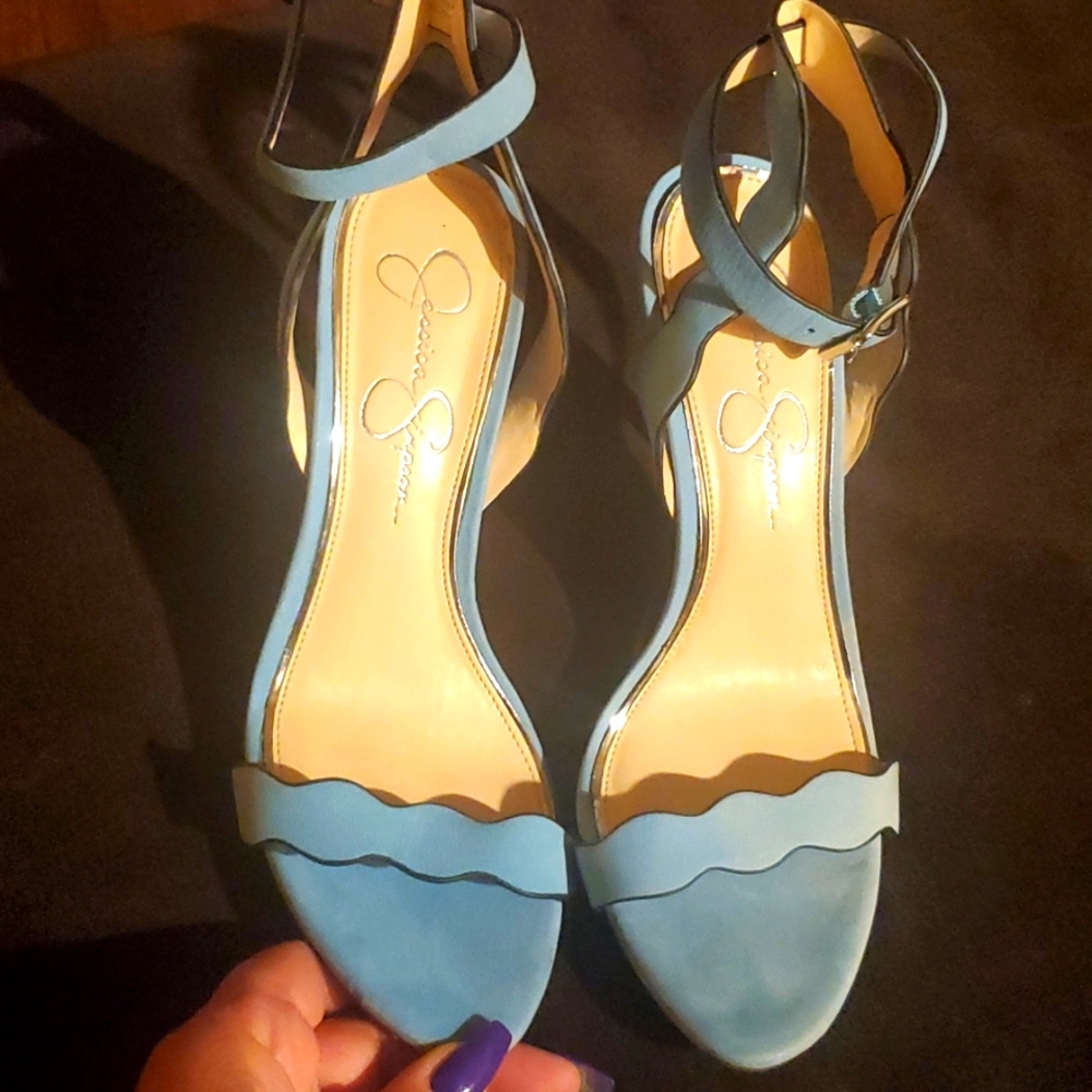 Jessica Simpson strappy heels